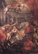 Peter Paul Rubens The Union of the Crowns (mk01) oil painting on canvas